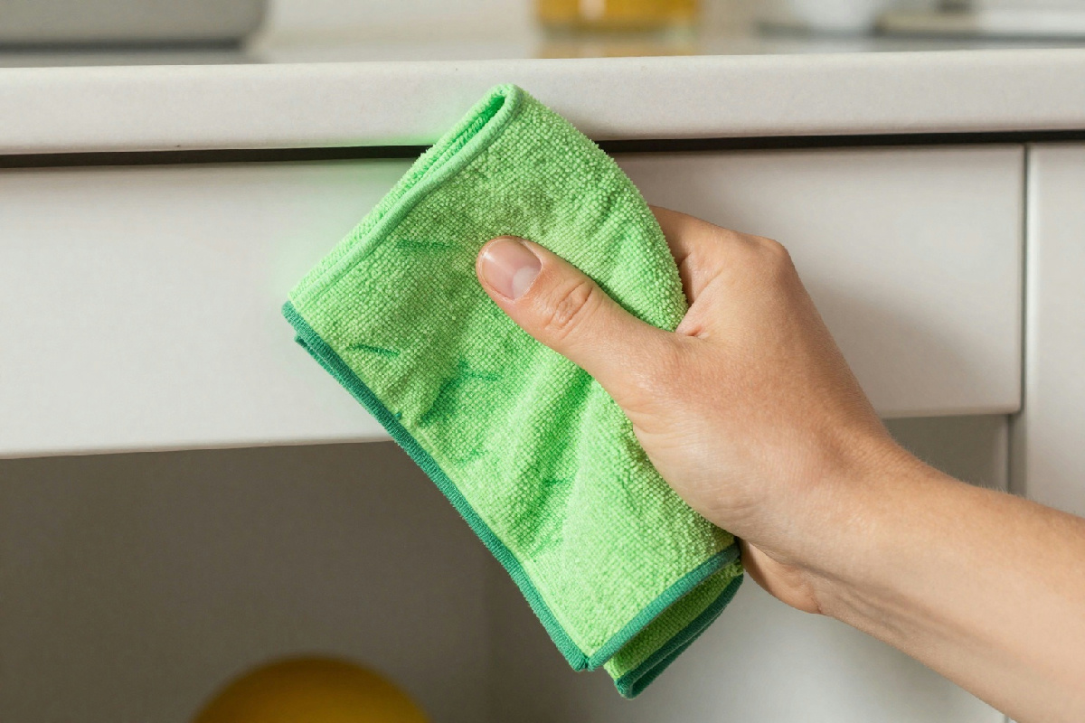 L'errore comune nella pulizia dei pensili della cucina e il trucco per farlo senza fatica