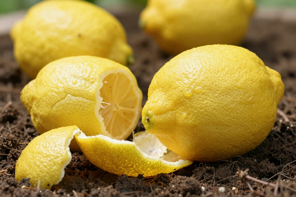 Albero di limone: vantaggi dell'aggiunta di bucce nel terreno per la crescita e la salute